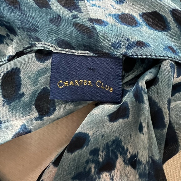 Charter Club Spotted Scarf - Picture 3 of 4
